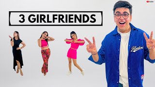 3 GIRLFRIENDS VS 1 BOY CHALLENGE  Rimorav Vlogs [upl. by Nevram684]