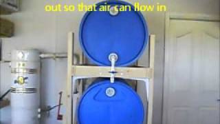 3Tier 55 Gallon Barrel Water Storage System for Home [upl. by Leibman]