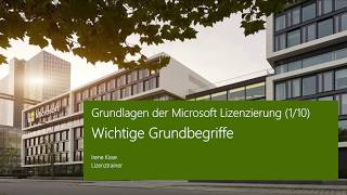 Grundlagen der Microsoft Lizenzierung Wichtige Grundbegriffe  Microsoft [upl. by Xer714]