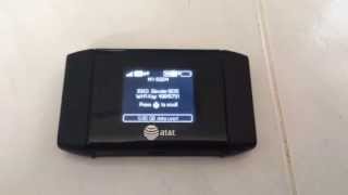 ATampT Sierra Wireless Mobile Hotspot 4G MiFi Router Aircard 754S [upl. by Nesyaj]