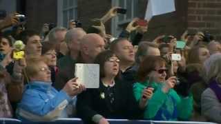 Richard III processes through Leicester ahead of his reburial  University of Leicester [upl. by Oatis]