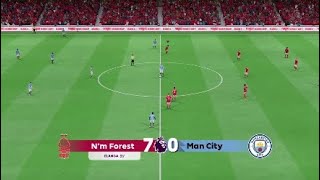 NM FOREST VS Manchester city primera League [upl. by Libbey]