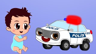 3 Şarkı Bir Arada🚔🏚️🪥Eğitici ve Eğlenceli Bebek ve Çocuk Şarkıları🎵Çizgi Film👶Aliş ile Zeliş🎈 [upl. by Dieterich]