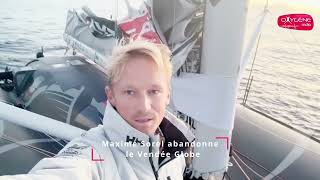 Vendée Globe 2024  les dernière heures de Maxime Sorel avant son abandon [upl. by Enneyehs573]