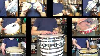 Timbal solo samba groove [upl. by Nwahsel]