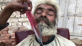 ASMR Beard Setting ✂️  Salon in Village [upl. by Nocaj]