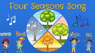 The Four Seasons Song  Four Seasons Song for Kids  Silly School Songs 🎶 [upl. by Ennaesor326]