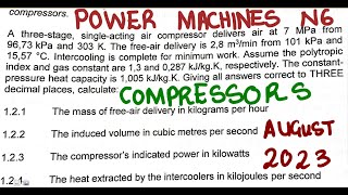 Power Machines N6 Compressors August 2023 mathszoneafricanmotives mathswithadmirelightone [upl. by Trefor]