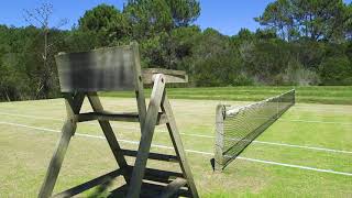 This is how a natural grass tennis court look like [upl. by Assiralc367]