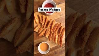 Easy Crispy Potato Wedges shorts explore fyp food [upl. by Nyret]