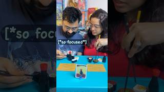 Play Chopsticks Stack Game with us boardgames couple gamenight fun shorts games challenge [upl. by Queena]