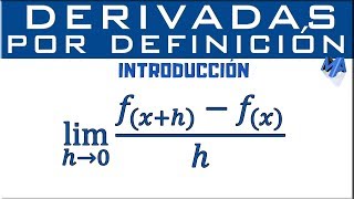 Derivadas usando la definición  Introducción [upl. by Okika]