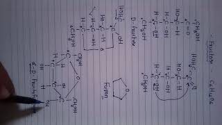 Fischer amp Haworth projection formulas for Fructose Biomolecules class 12 chemistry [upl. by Analat262]