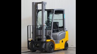 Jungheinrich DFG 320 2018 Diesel forklift truck 10669 hours duplex mast sideshift [upl. by Most372]