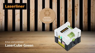 Kreuz und Linienlaser  ECO  LaserCube Green  081109E [upl. by White]