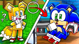 Sonics SECRET GAMING ROOM in Minecraft [upl. by Cirnek]