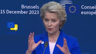 EU budget 2024 priorities Von der leyen explains highlights and EU debates spending [upl. by Clayberg847]