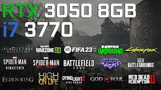 RTX 3050 8GB  i7 3770  16GB RAM in 2023  Test in 16 Games [upl. by Ahsenal]