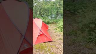 Camp for tonight while out on a canoe wild camp wildcampingscotland canoe shorts tent [upl. by Julie]