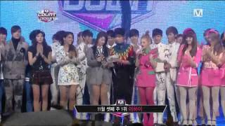 LEE HI  1234 1115 Mcountdown  NO1 OF THE WEEK [upl. by Areip]