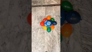 Colour full balloons poppin 🔥reverseasmrsatisfiying loveshorts youtubeshorts [upl. by Kelbee348]