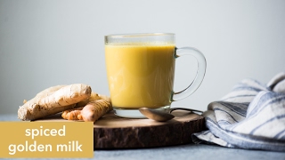 Spiced Golden Milk Turmeric Milk [upl. by Kilroy]