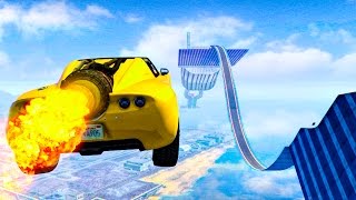 ROCKET VOLTIC STUNTS  GTA 5 Funny Moments 678 [upl. by Ansilma]