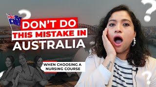 How to choose the right nursing course in Australia Leading to AHPRA registration [upl. by Ailaro]