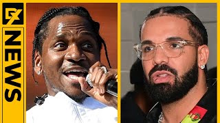 Pusha T Throws Shot At Drake After Kendrick Disses [upl. by Atirac897]