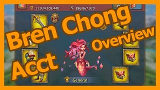 Account Overview  Bren Chong  Lords Mobile [upl. by Gladstone]