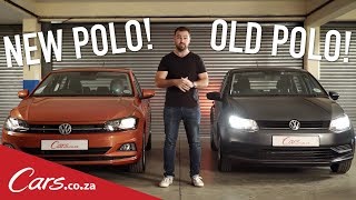 2018 VW Polo vs 2017 VW Polo  Sidebyside comparison [upl. by Lyssa]