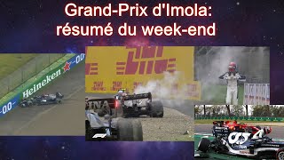 GrandPrix dImola de F1  résumé du weekend Manche 2 [upl. by Aramit375]