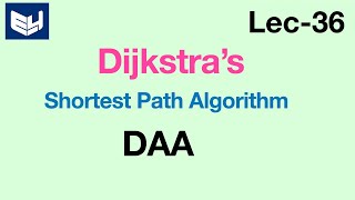 dijkstras shortest path algorithm [upl. by Ordnagela291]