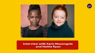 Wicked the Movie Interview with stars Karis and Hattie [upl. by Jeddy]