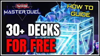 How I made OVER 30 Master Duel Decks FOR FREE Master Duel Guide YuGiOh Master Duel [upl. by Roselin522]