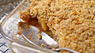 ¡Crujiente de Manzana o Apple Crisp 🍏🥧  Francisca Mejía [upl. by Boyd]