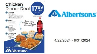 Albertsons Weekly Ad US  04222024  08312024 [upl. by Figueroa]