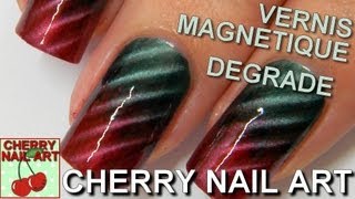 VERNIS MAGNETIQUE pose et dégradé [upl. by Rehtae458]