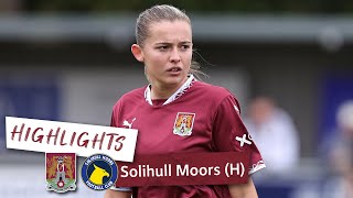 HIGHLIGHTS Northampton Town Women 7 Solihull Moors 1 [upl. by Anomar]