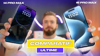 iPhone 15 pro MAX vs 14 Pro Max  Comparaison ultime [upl. by Kassab]