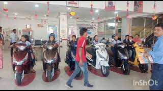 Shaurya class visit to Hero Honda showroom [upl. by Ayahs]