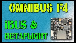 Omnibus F4 V2  FLYSKY iBUS Setup [upl. by Ahsenyt655]