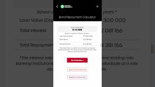 Bond Repayment Calculator  Private Property [upl. by Darda]