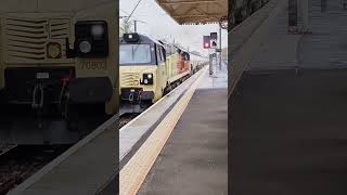 70803 at Morpeth Railway Station [upl. by Geis884]