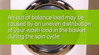 Front Load Washer Out of Balance [upl. by Ophelie949]