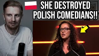 Reaction To ROAST PUDZIANA  Katarzyna Piasecka Polish Comedy [upl. by Arriet]