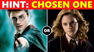 Guess the Harry Potter Character with ONLY One Clue or Hint Harry Potter Quiz [upl. by Wurtz]