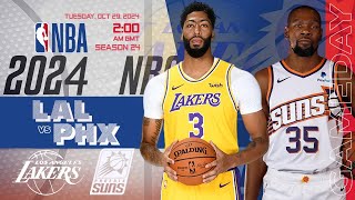 Los Angeles Lakers vs Phoenix Suns I NBA Live Score Update [upl. by Pantin]