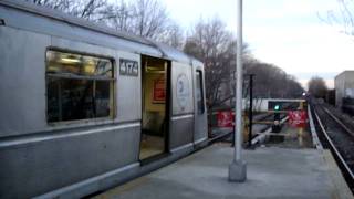 MTA New York City Subway  Bedford Park Blvd Bound R40 Slant B Train  Kings Highway [upl. by Elmira]