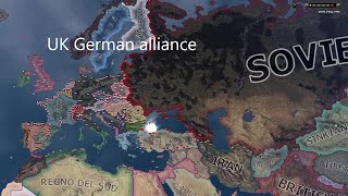 When alliance with British succeed as German empire  Hoi4 Timelapse [upl. by Nylleoj289]